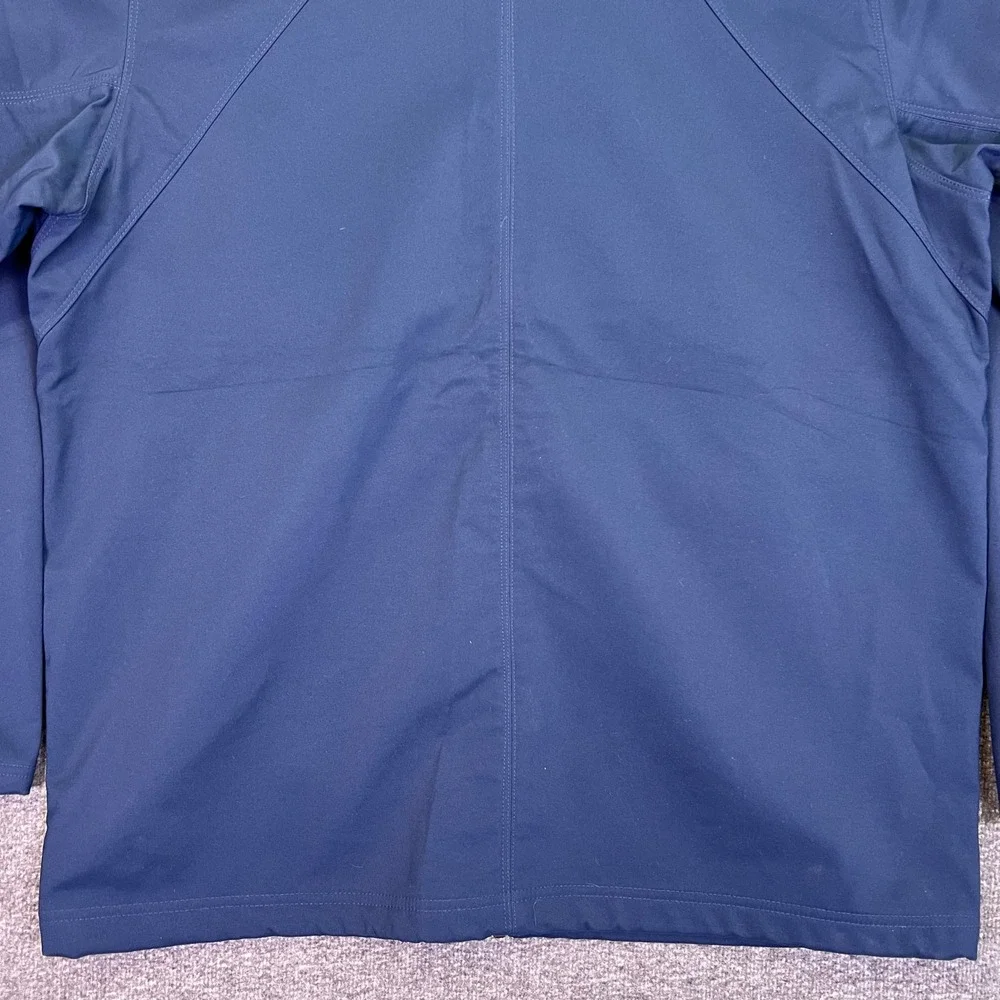 Nike Illinois Fighting Illini Jacket Mens L Navy Blue Softshell Sporty Casual